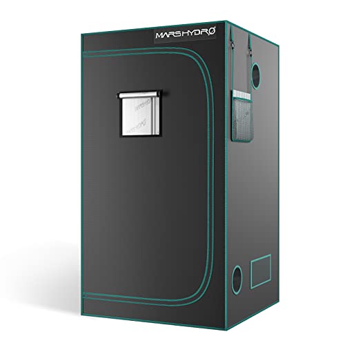 MARS HYDRO 3x3 Grow Tent, 36"x36"x71" Reflective MylarGrow Tents with Removable Floor Tray View Window for Indoor Plant Growing Room for TS1000/FC3000/FC-E3000