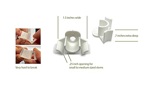 AirTech Home Automation LSTclips Low Stress Training Clips, LST Plant Bud Bender Made in Calif USA, Medium, Green, Pack of 30