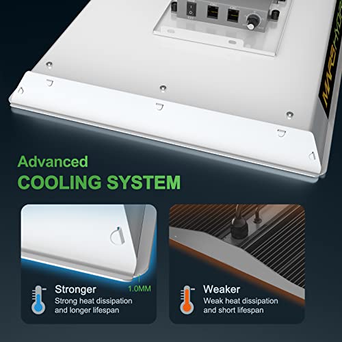 MARS HYDRO TSW2000 Led Grow Light 300 watt 4x4ft Coverage Full Spectrum Growing Lamps for Indoor Plants Dimmable Daisy Chain Seeding Veg Bloom Light for Hydroponics Indoor