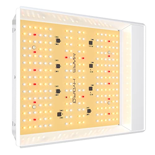 MARS HYDRO TS600 100Watt LED Grow Light 2x2ft Coverage, New Diodes Layout Full Spectrum Grow Lamp for Hydroponic Indoor Seeding Veg and Bloom Greenhouse Growing Light Fixtures Four for 4x4'