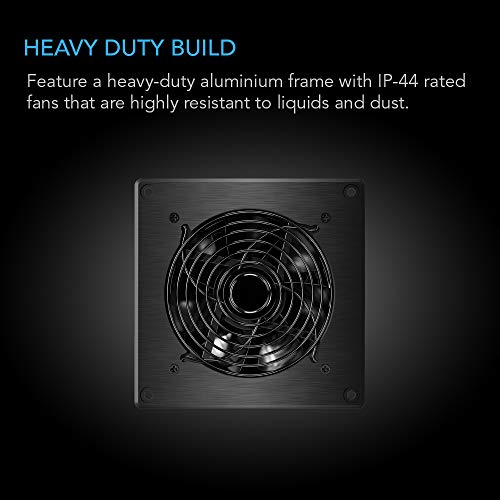 AC Infinity AIRTITAN T3, Ventilation Fan 6" with Temperature Humidity Controller, for Crawl Space, Basement, Garage, Attic, Hydroponics, Grow Tents