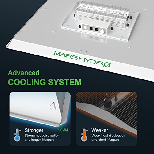 MARS HYDRO TS 3000 450W LED Grow Light with MOSO Driver Commercial Grow Daisy Chain Dimmable Full Spectrum Indoor Hydroponic Plant Growing Lamp for 4x4 5x5ft Greenhouse & Tent