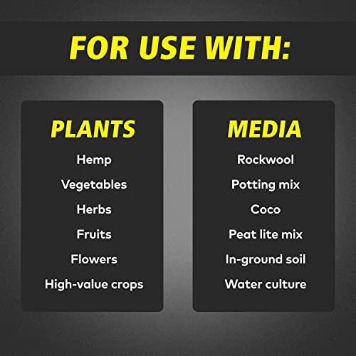 General Hydroponics FloraSeries Hydroponic Nutrient Fertilizer System with FloraMicro, FloraBloom and FloraGro, 1 gal.