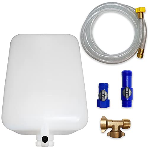 Seaworks Boat Winterizer Gravity Motor Cleaning Kit - Gravity Flow System DIY Winter Preparation Solution for Marine Engines - For Inboard and Outboard Engines