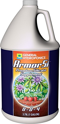 General Hydroponics FloraSeries Hydroponic Nutrient Fertilizer System with FloraMicro, FloraBloom and FloraGro, 1 gal. & Armor Si Plant Growth Enhancement, 1-Gallon
