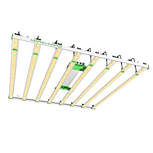 MARS HYDRO FC8000 800W LED Grow Lights for Indoor Plants 2968PCS LM301B Samsung Osrams Diode 5x5ft Full Spectrum Commercial Grow Farming Light Detachable Dimmable Daisy Chain 2.9umol/J