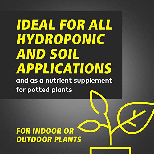 General Hydroponics FloraSeries Hydroponic Nutrient Fertilizer System with FloraMicro, FloraBloom and FloraGro, 1 gal.