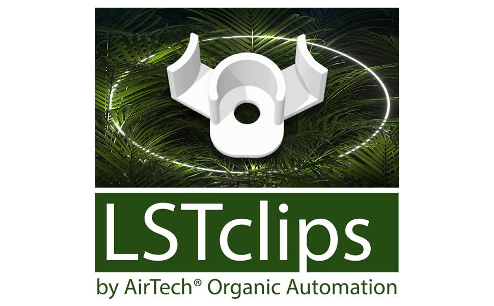 AirTech Home Automation LSTclips Low Stress Training Clips, LST Plant Bud Bender Made in Calif USA, Medium, Green, Pack of 30
