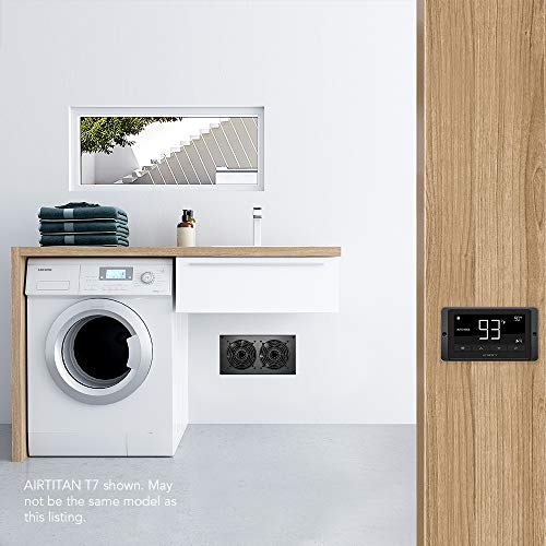 AC Infinity AIRTITAN T3, Ventilation Fan 6" with Temperature Humidity Controller, for Crawl Space, Basement, Garage, Attic, Hydroponics, Grow Tents