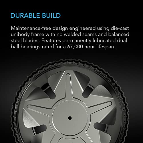 AC Infinity RAXIAL S4, Inline Booster Duct Fan 4” with Speed Controller - Low Noise Inline HVAC Blower Can Fan for Basements, Bathrooms, Kitchens, Workshops