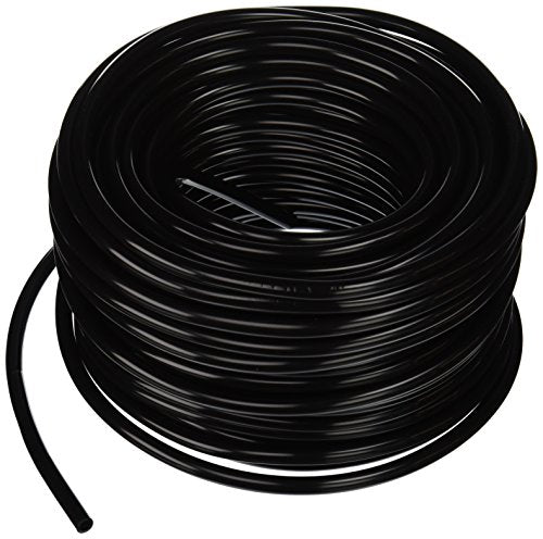 Hydro Flow Vinyl Tubing Black 3/16 in ID - 1/4 in OD 100 ft Roll, Model Number: 708220