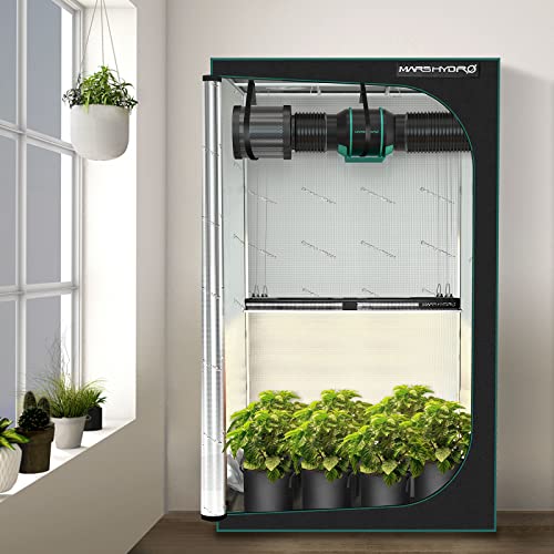 MARS HYDRO 6 Inch Inline Duct Fan with Temp Controller, Exhaust Fan for Grow Tents, Hydroponics