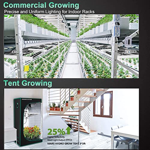 MARS HYDRO 2023 Upgraded FC-E3000 300Watt LED Grow Light 3X3ft UV IR Full Spectrum Grow Light Bar with 1184pcs Diodes, Dimmable & Detachable Grow Lampe for Veg Bloom Flower, Achieve 2.8 umol/J