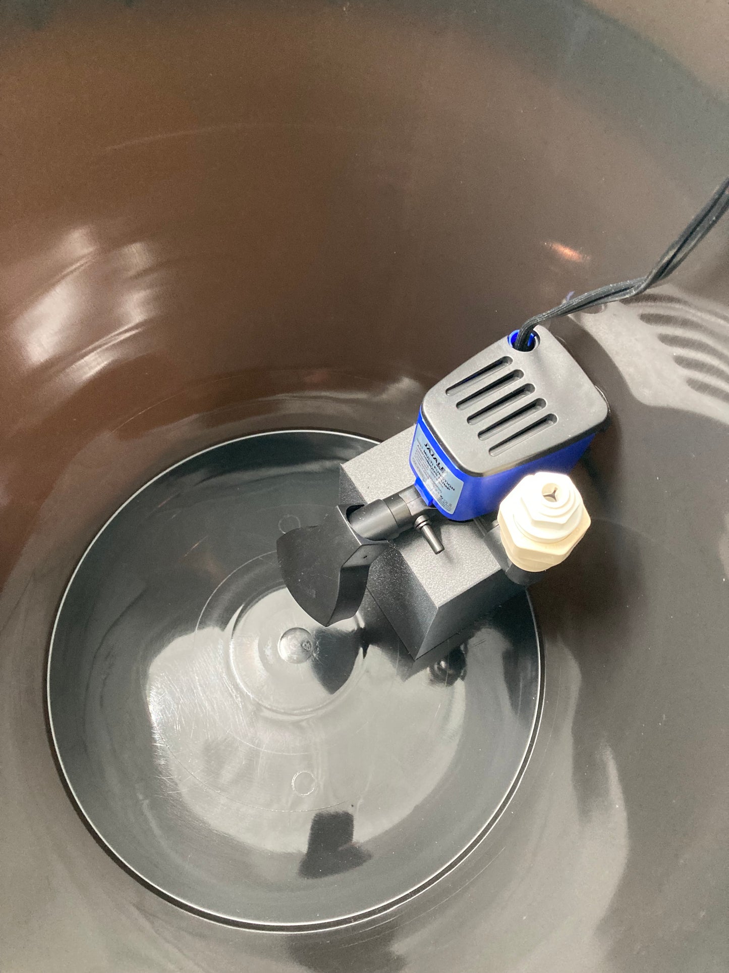 DWC VENTURI DRIP BUCKET  w/ pump guard - SINGLE 5 GALLON