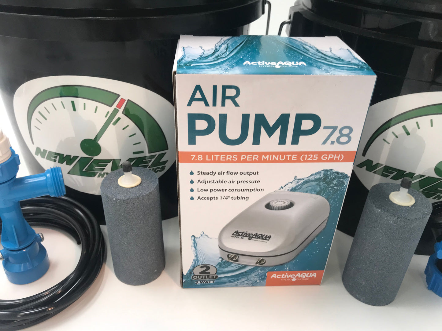 3.5 Gallon 2 Site DWC Venturi fill/drain system