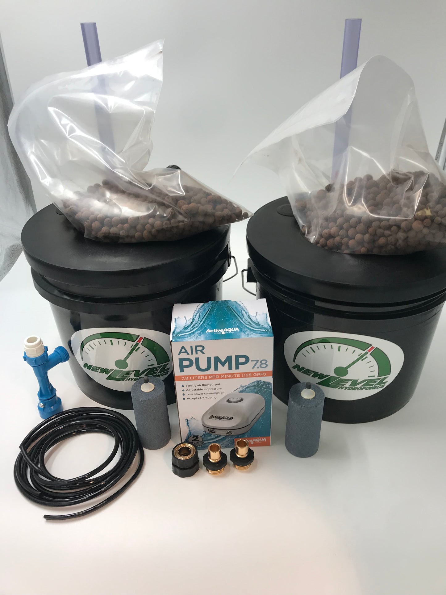 3.5 Gallon 2 Site DWC Venturi fill/drain system