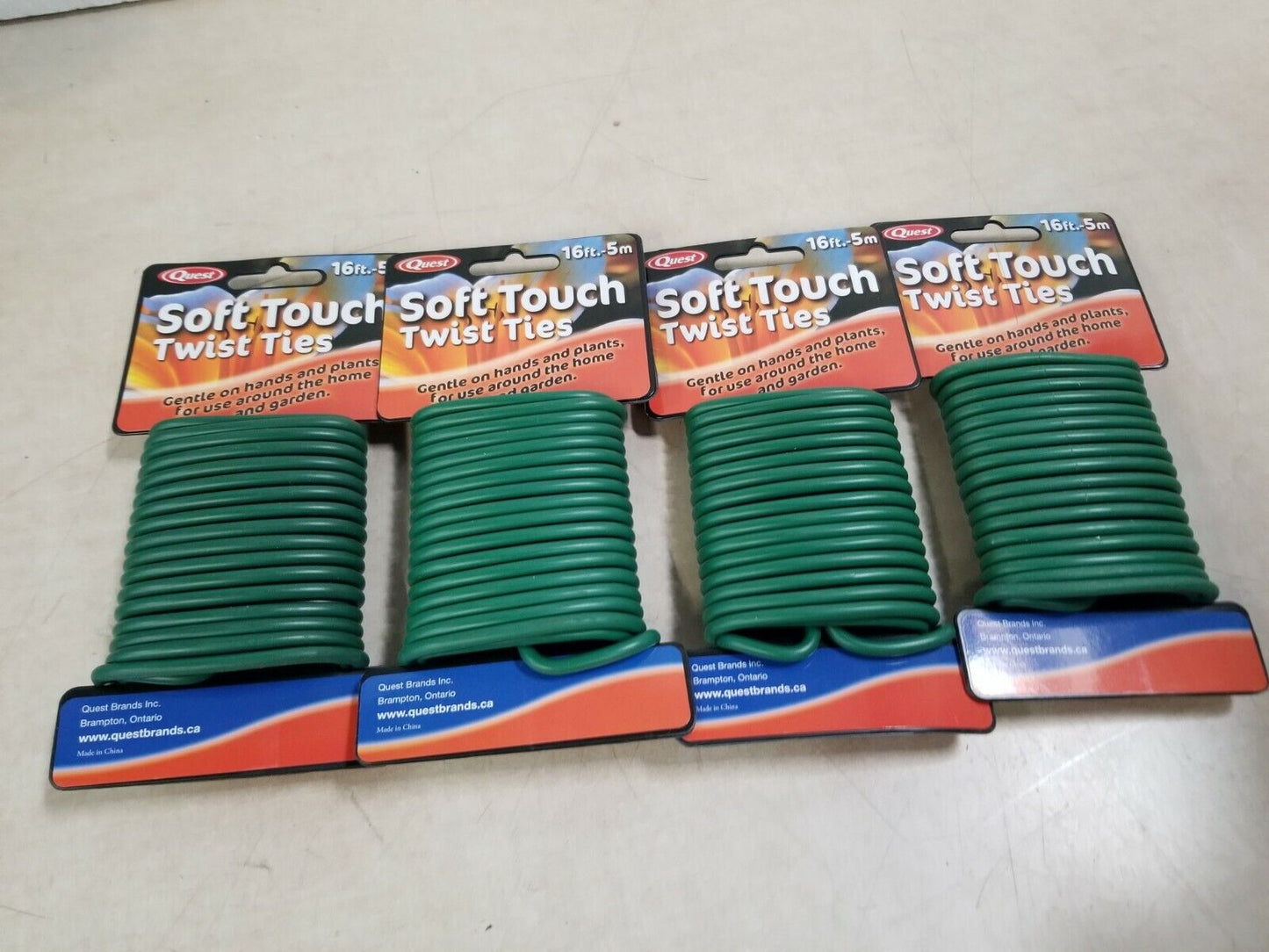 Quest Soft Touch Twist Ties  - Set of 4