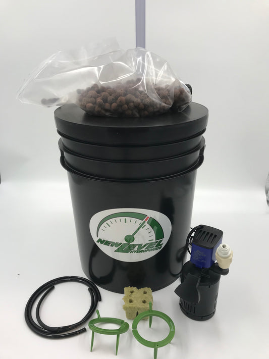 DWC VENTURI DRIP BUCKET  w/ pump guard - SINGLE 5 GALLON